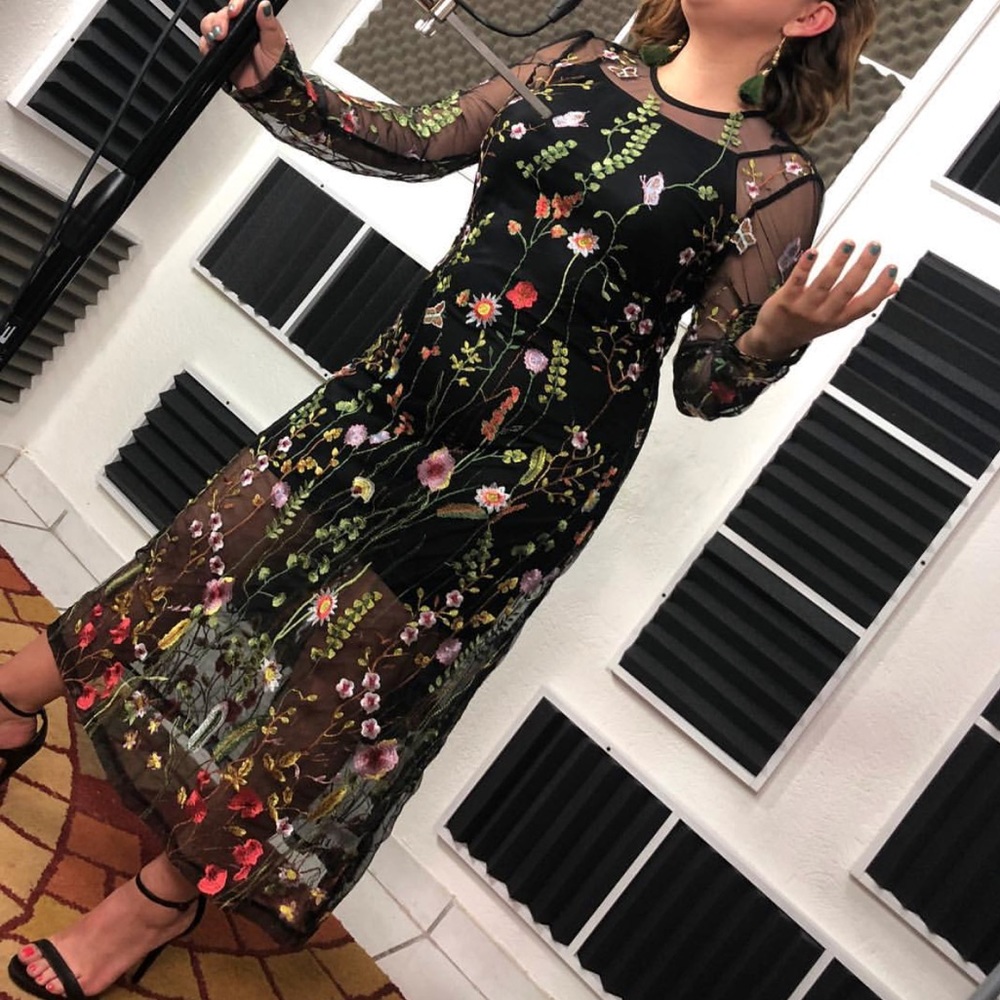 Embroidered dress